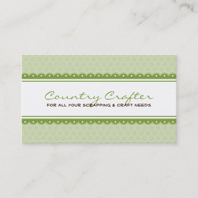 BUSINESS CARD :: pretty crafty 3 (Front)