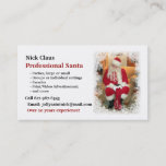 Business Card: Professional Santa Business Card<br><div class="desc">Business Card: Professional Santa</div>