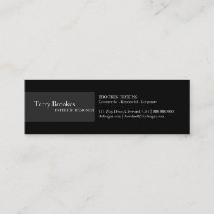 Business Card Profile III blk
