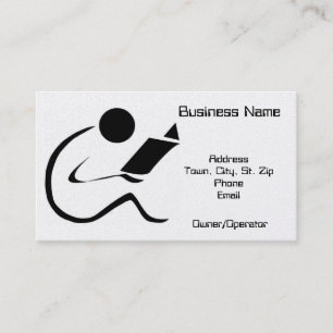 Business Card-Read-Great for Teachers or Library Business Card