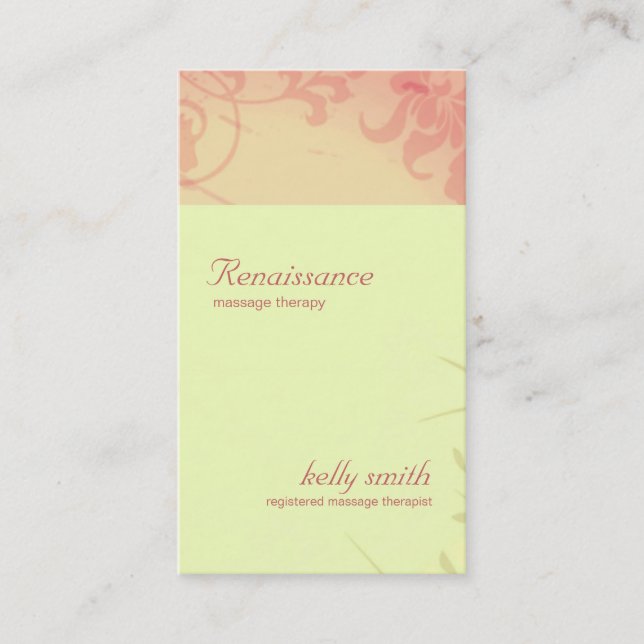 Business Card - Renaissance 2 (Front)