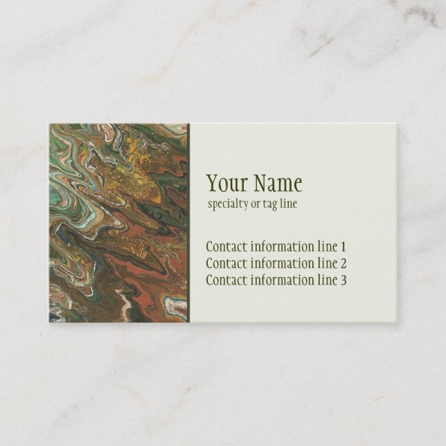 Business Card - Sediment (Front)