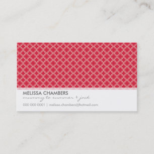BUSINESS CARD :: simplistic-pattern 4L