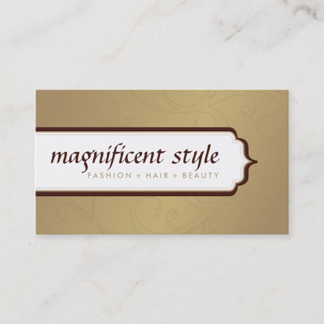 BUSINESS CARD :: stylish magnificence 7 (Front)