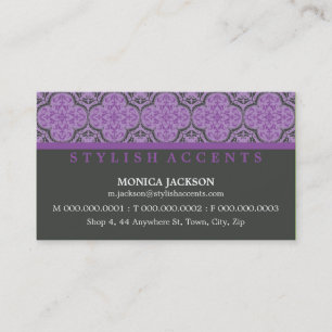 BUSINESS CARD :: stylishly antiqued L11
