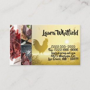Business Card Sunny Morning Farm Country Rustic Su