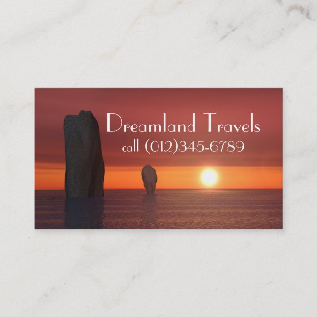 business card template (Front)