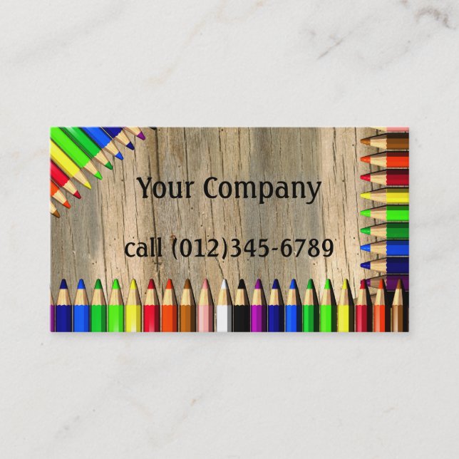business card template (Front)
