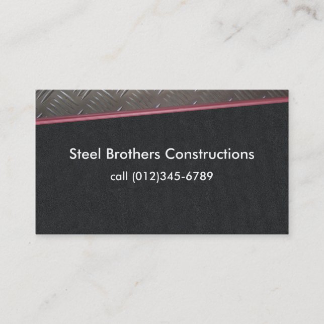 business card template (Front)