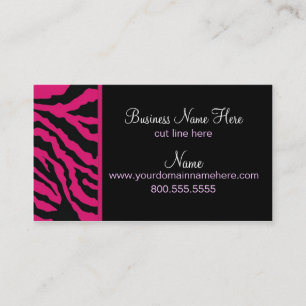 Business Card Template **Bold Pink