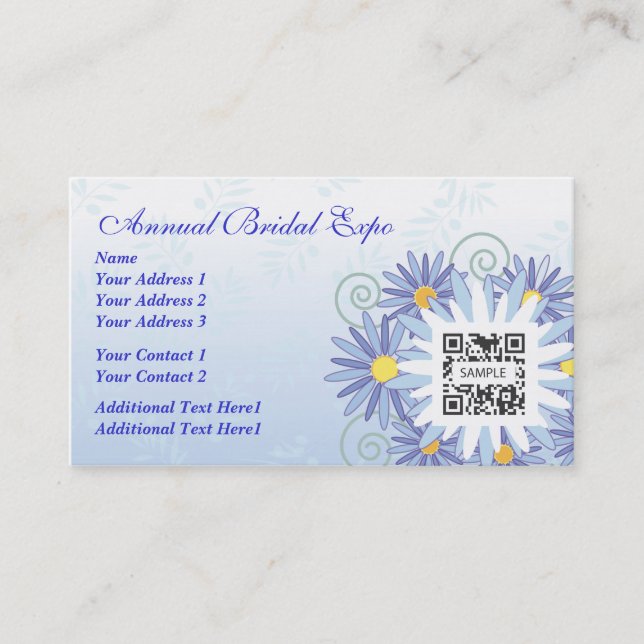 Business Card Template Bridal Expo (Front)