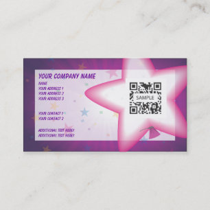Business Card Template Celebration