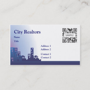 Business Card Template City Realtors