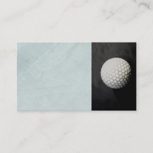 business card template golf ball photography