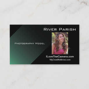 Business Card Template Headshot Model Actors