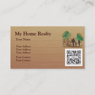Business Card Template My Home Realty