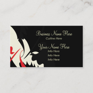 Business Card Template **Peruvian Swirls 1