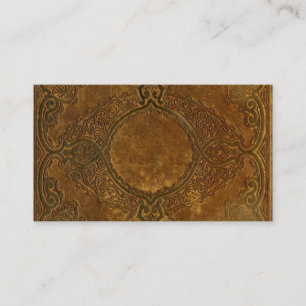 business card template vintage style