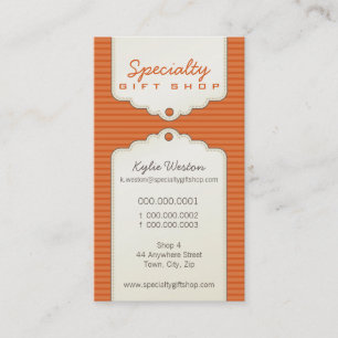 BUSINESS CARD :: trendy gifttag P1