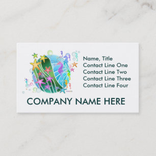 Business Card - Under The Sea Pop Art