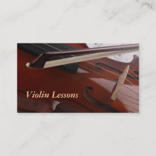 Business Card: Violin Lessons Card