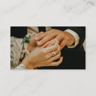 Business Card, Wedding Celebrant sleek and simple  Business Card