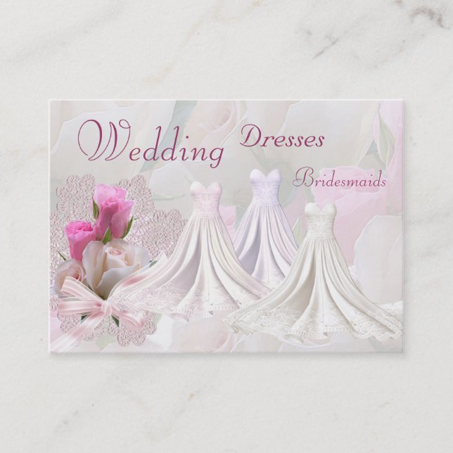 Business Card Wedding Dresses Boutique (Front)
