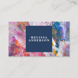 Business card with background.
