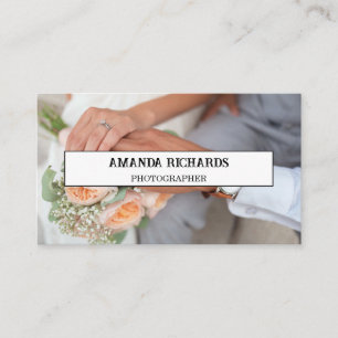 Business card with background.