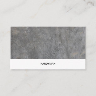 Business card with concrete texture.