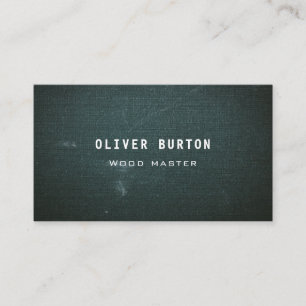 Business card with dark texture for wood work.