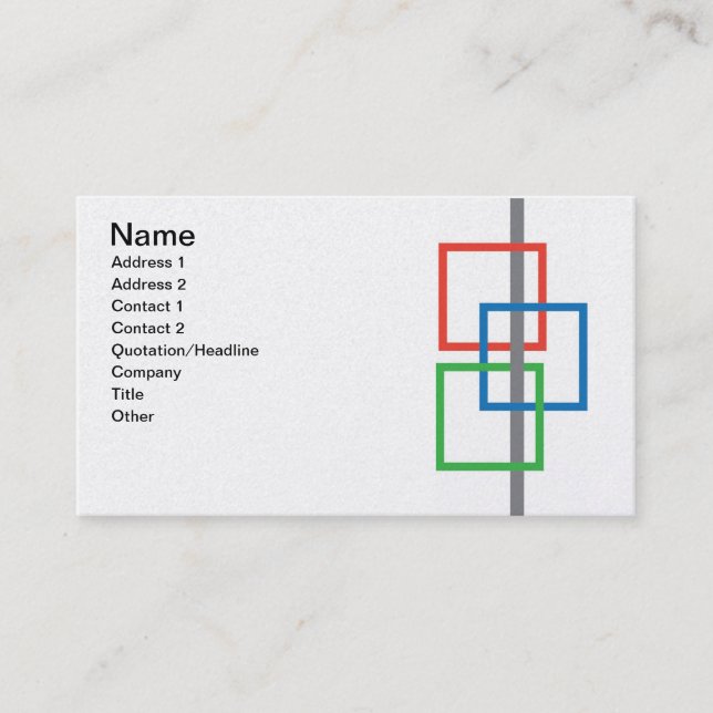 Business card with logo (Front)