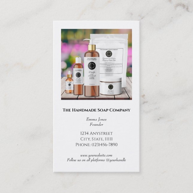 Business card with photo (Front)