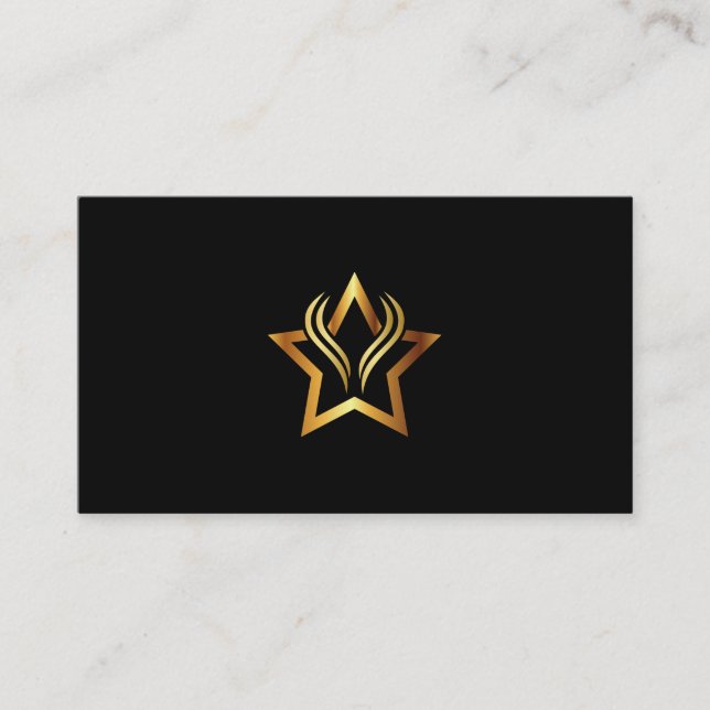 Business Card with star logo (Front)