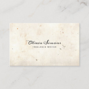 Business Card with vintage frame