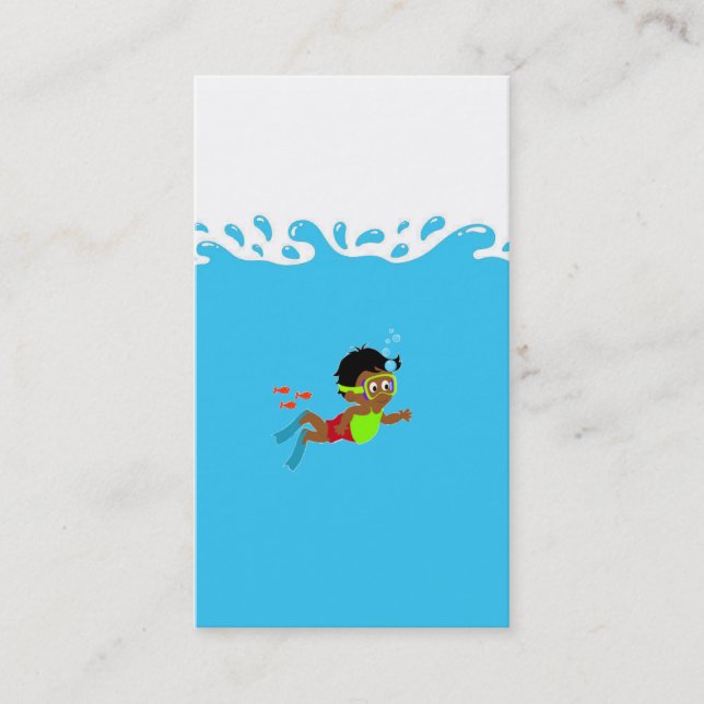 Business Card with Water Splash (Front)