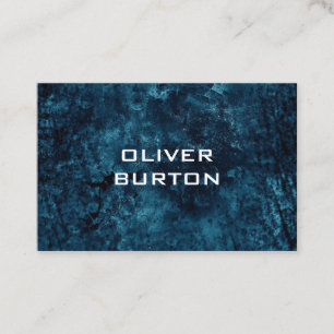 Business card with watercolor texture.