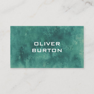 Business card with watercolor texture.
