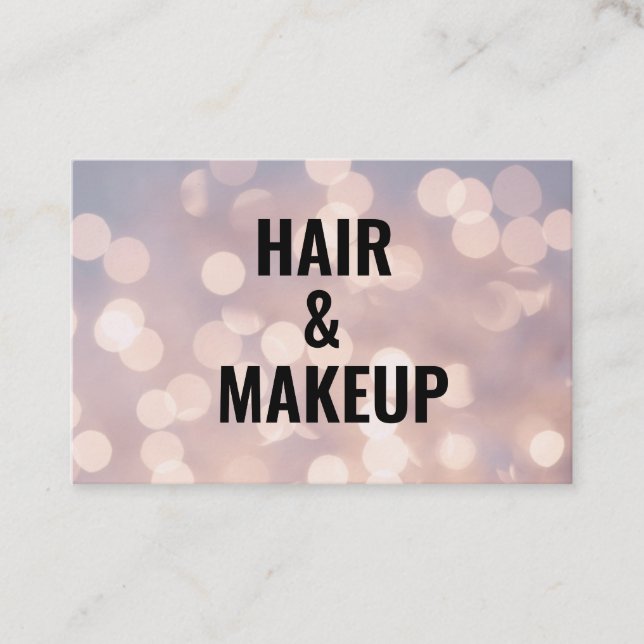 Business card with watercolor texture. (Front)