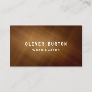 Business card with wood texture.
