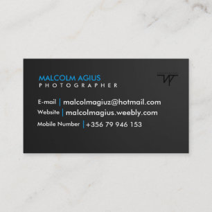 Business card with your own watermark!