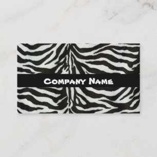 Business Card Zebra