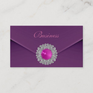 Business Card Zizzago Purple Look Image