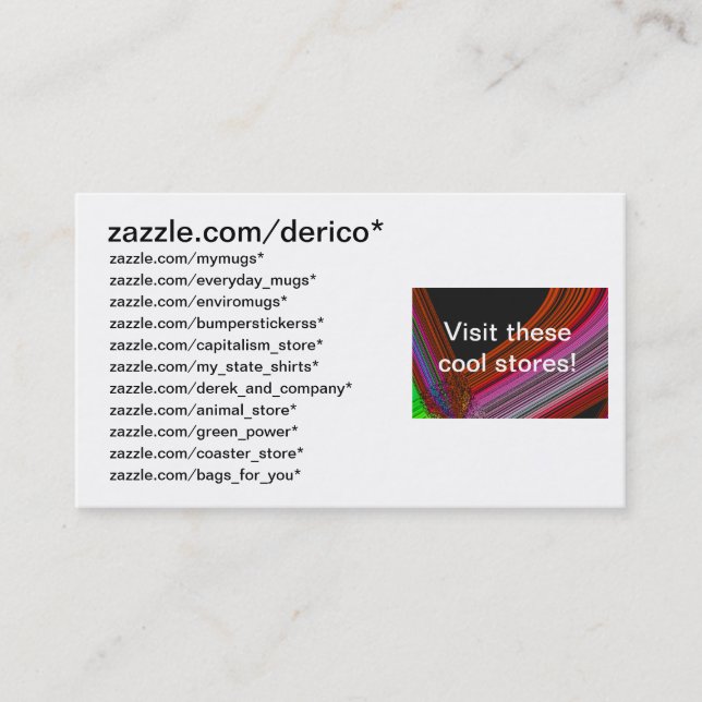 Business Cards (Front)