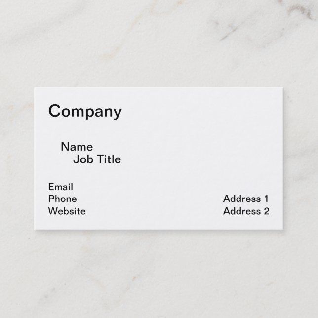Business Cards, 3.5" x 2.0", 100 pack Card (Front)