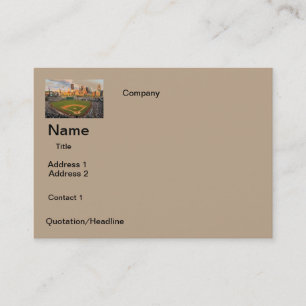 BUSINESS cards  BASEBALL FIELD  DESIGN