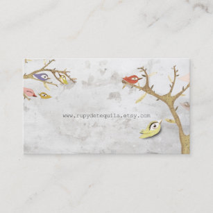 Business Cards Birds in a Tree