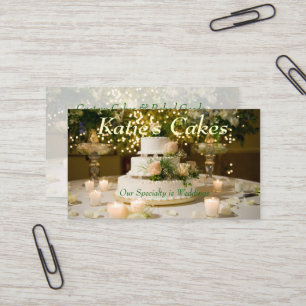 Business Cards--Cake Business Card