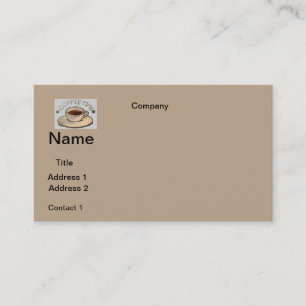 BUSINESS cards COFFEE DESIGN