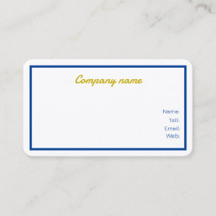 Business Cards Customised